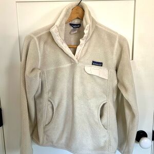 Patagonia Cream Sherpa Fleece Pullover